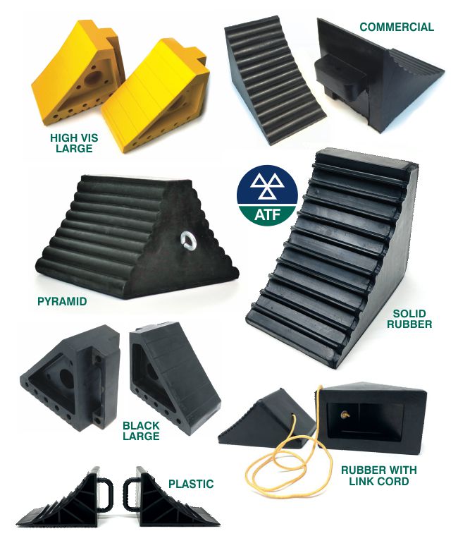 Rubber Wheel Chock 4.3 KG Class 5 Suitable for HGVS 